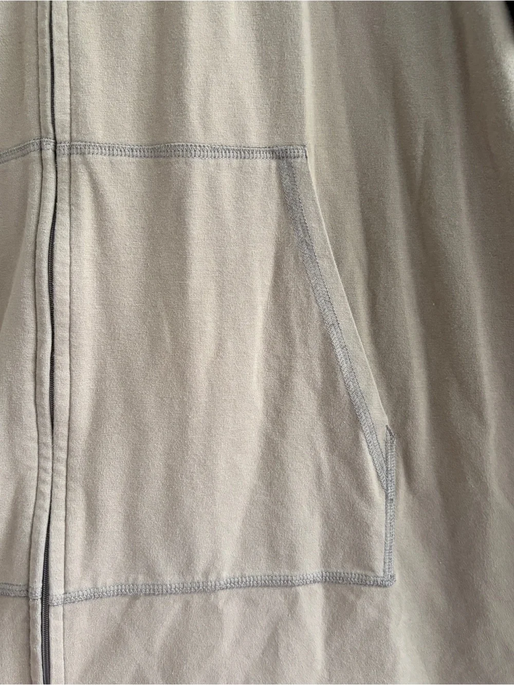 Eileen Fisher woman‎ organic cotton double zip Jacket Size 3X Tan long sleeve